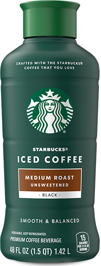 Starbucks Iced Coffee Medium Roast Unsweetened Bottle