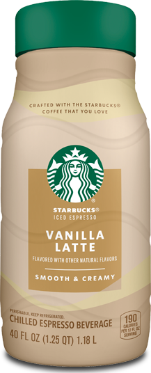 Starbucks Iced Espresso Vanilla Latte Bottle