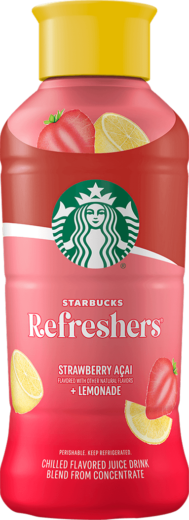 Starbucks Refreshers Strawberry Acai Lemonade Bottle